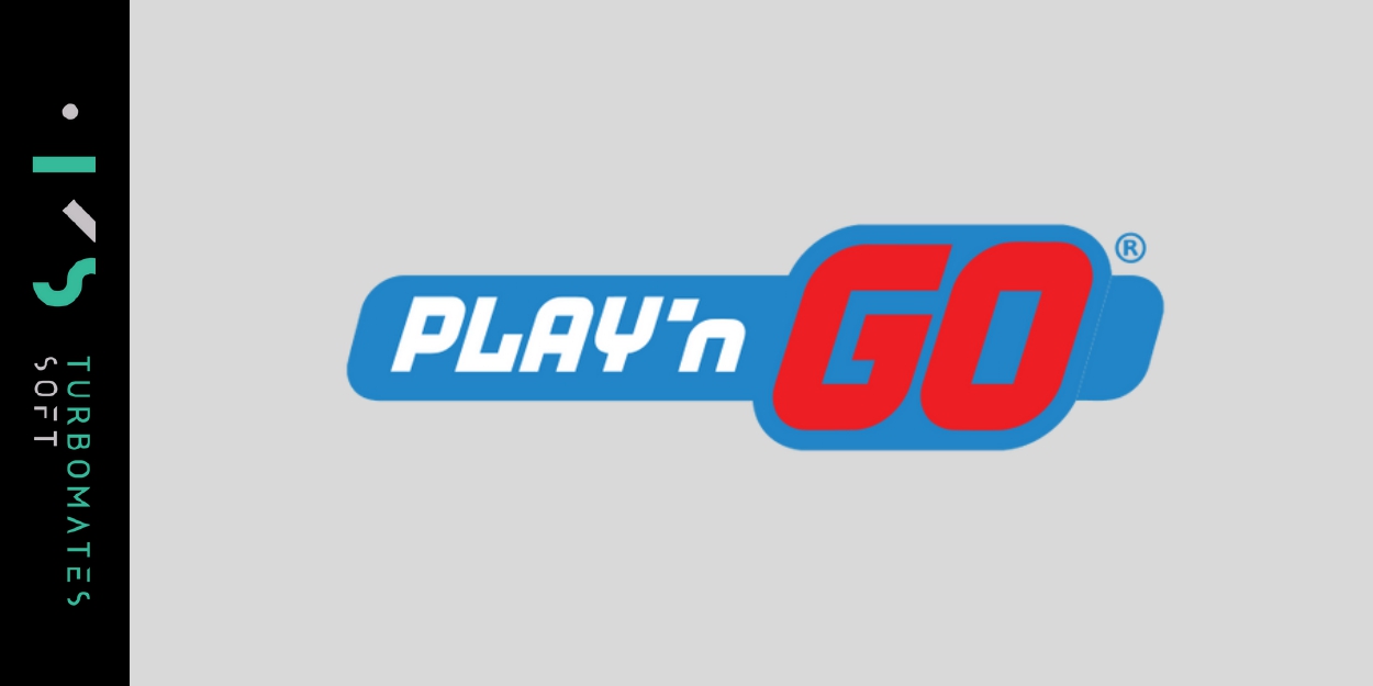 PLAY'n GO® logo with stylized blue and red text on a light grey background.